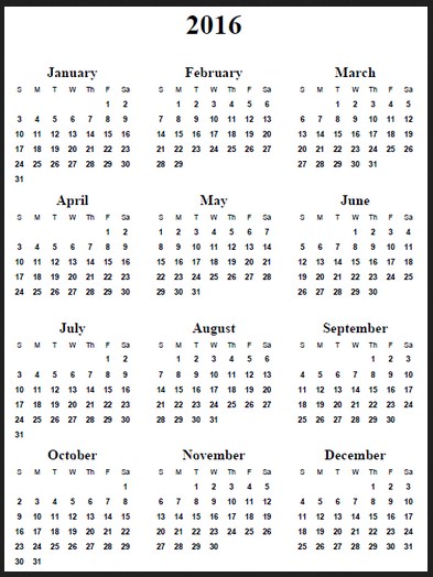 12 Months Calendar | yearly calendar printable 12 Months Calendar | yearly calendar printable