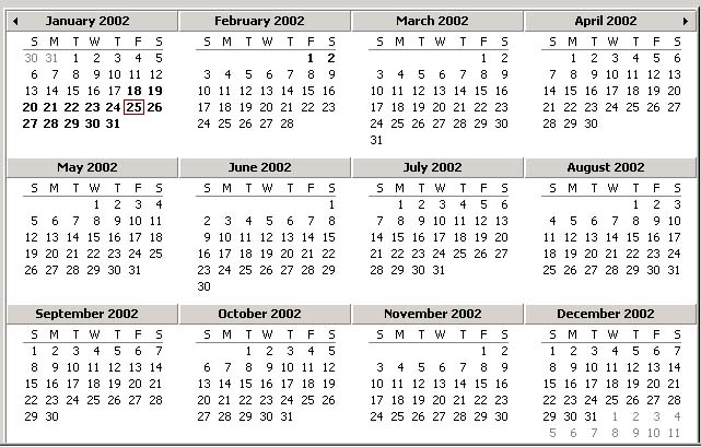 12 Months Calendar | yearly calendar printable 12 Months Calendar | yearly calendar printable