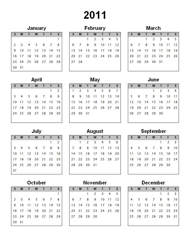 2011 CALENDAR Yangah Solen 2011 CALENDAR Yangah Solen