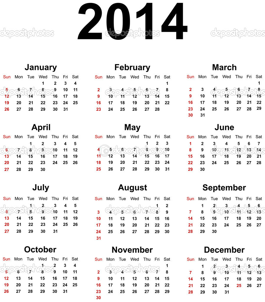 2014 Calendar Template | thevolunteerinside.org