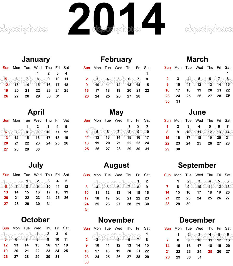 2014 Calendar Template | thevolunteerinside.org 2014 Calendar Template | thevolunteerinside.org