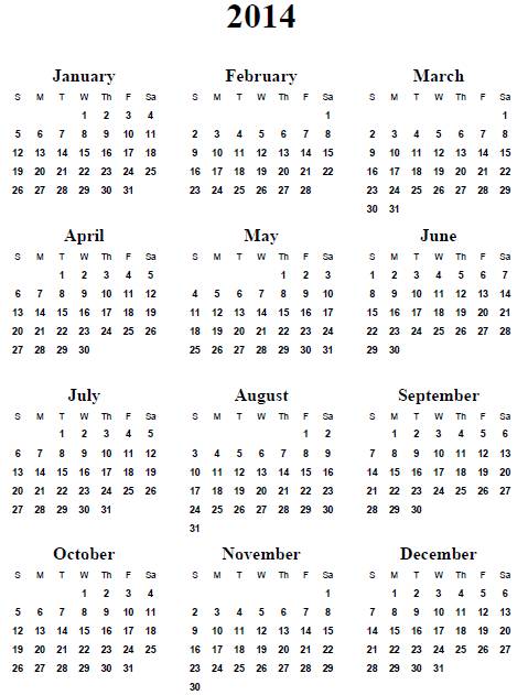 2014 calendar printable | 2017 calendar with holidays 2014 calendar printable | 2017 calendar with holidays