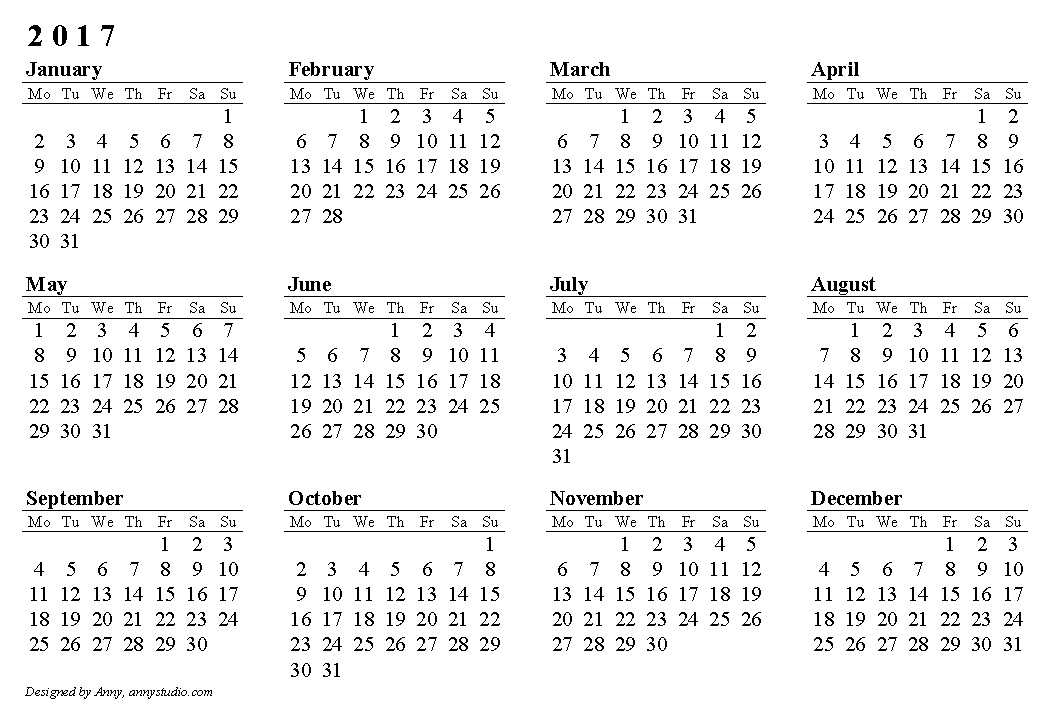 2017 Calendar Australia | 2017 calendar with holidays