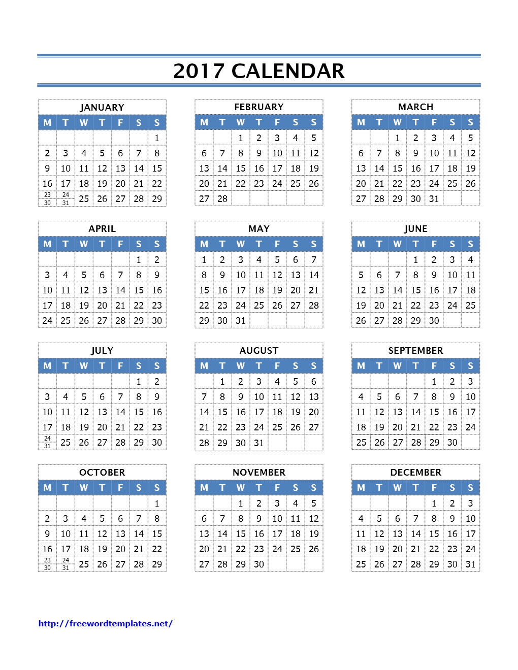 Calendar | Freewordtemplates.net Calendar | Freewordtemplates.net