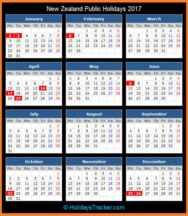 2017 calendar nz | February Calendars
