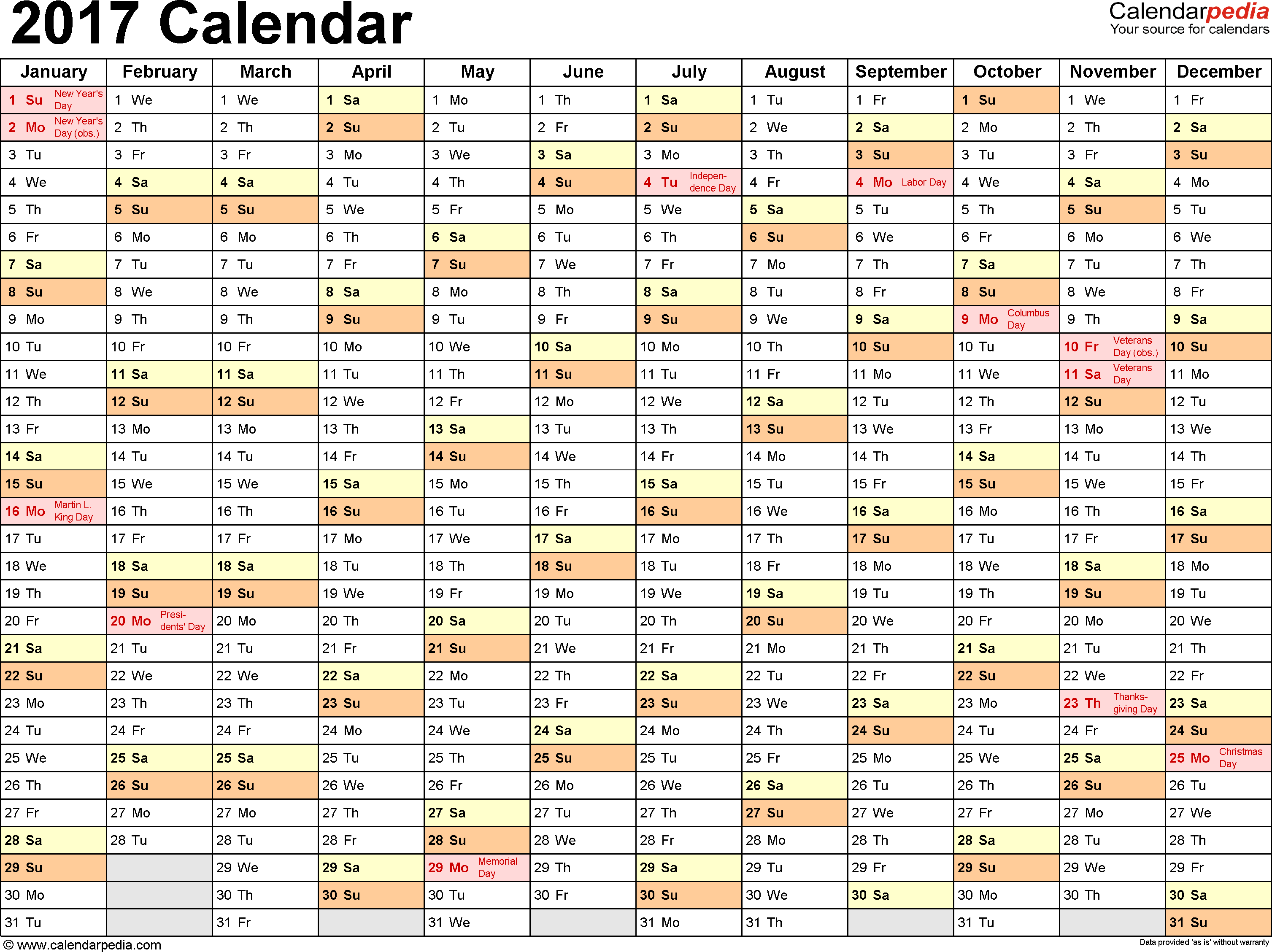 2017 Calendar Download 17 free printable Excel templates (.xls) 2017 Calendar Download 17 free printable Excel templates (.xls)