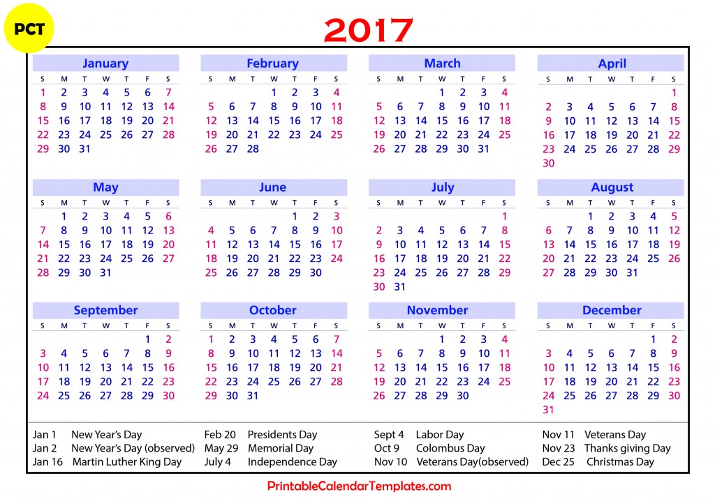Free Printable calendar 2017 | Printable Calendar Templates Free Printable calendar 2017 | Printable Calendar Templates