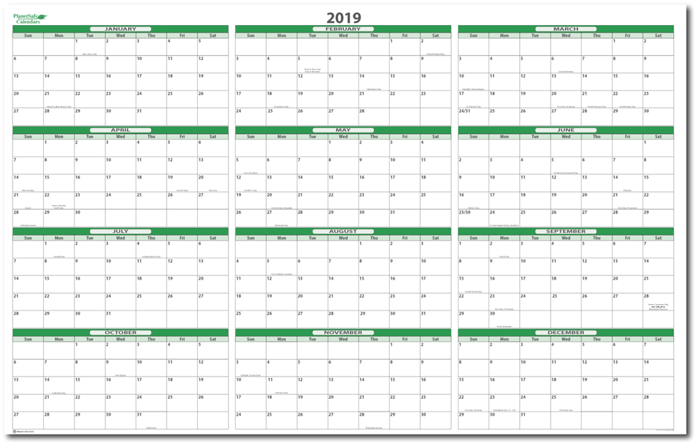 2017 Dry Erasable Wall Calendar 24