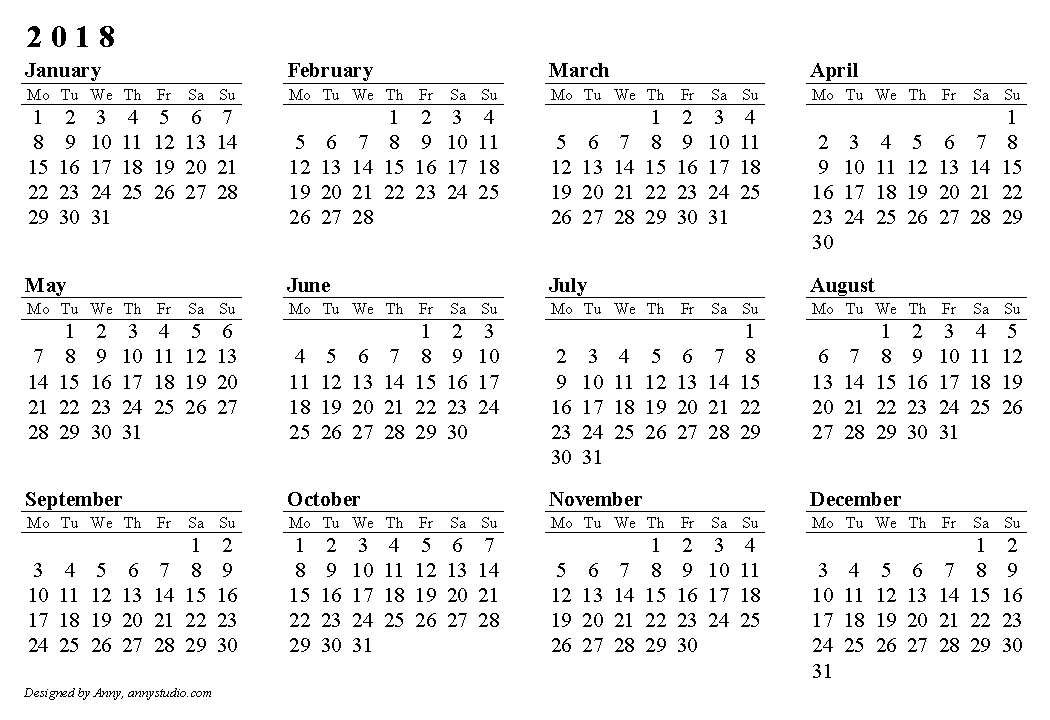 Free Printable Calendars and Planners 2017, 2018, 2019, 2020 Free Printable Calendars and Planners 2017, 2018, 2019, 2020
