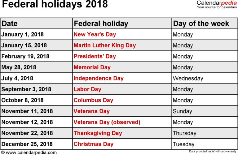blank-holidays-calendar-2018-landscape