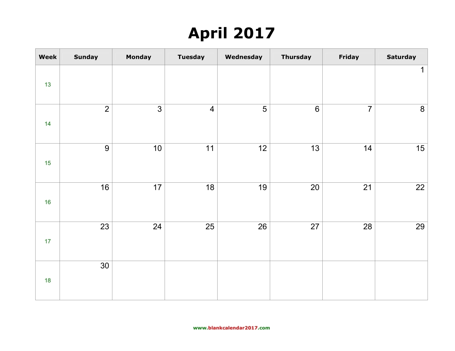 April 2017 Calendar Uk | monthly calendar printable