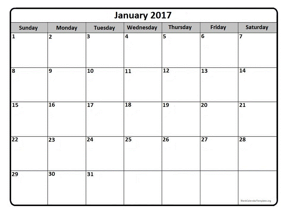 2017 Blank Yearly Calendar Template Free Printable Templates 2017 Blank Yearly Calendar Template Free Printable Templates