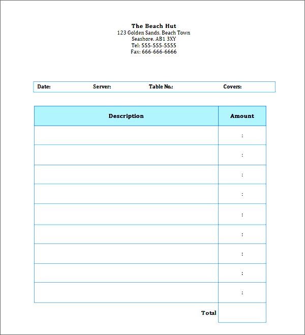 Best Photos of Invoice Word Doc Invoice Template Word Doc, Blank 