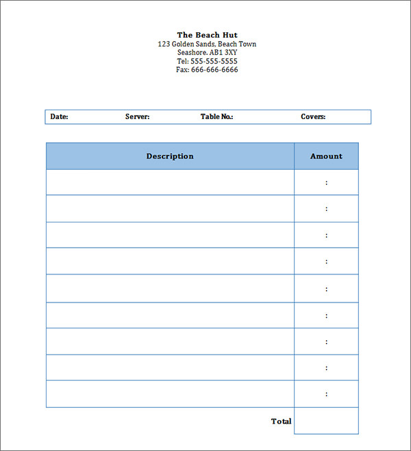 Blank Invoice Template 30+ Documents in Word, Excel, PDF Blank Invoice Template 30+ Documents in Word, Excel, PDF