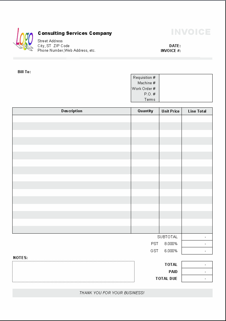 Invoice Templates for Excel Invoice Templates for Excel