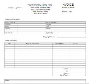 Blank Service Invoice | BlankInvoice.org Blank Service Invoice | BlankInvoice.org