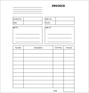 Blank Invoice Paper | printable invoice template Blank Invoice Paper | printable invoice template