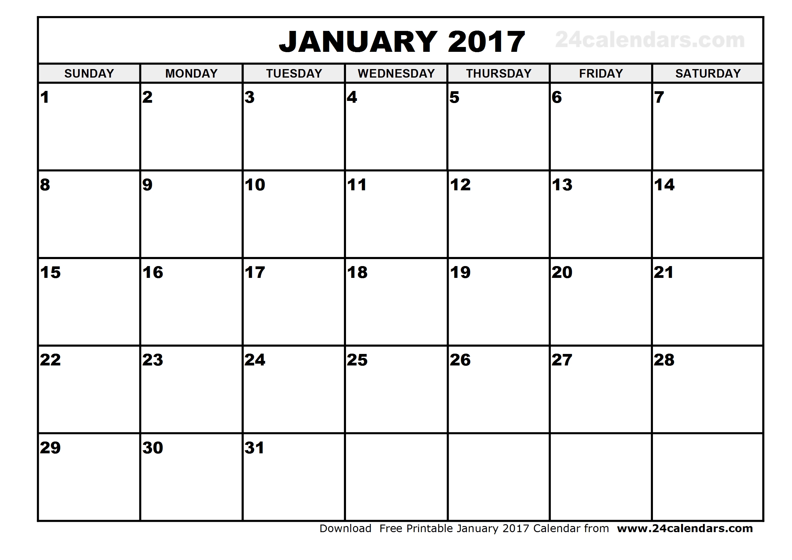 January 2017 Calendar Easter | 2017 calendar with holidays
