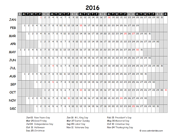 2016 calendar blank 2016 calendar blank