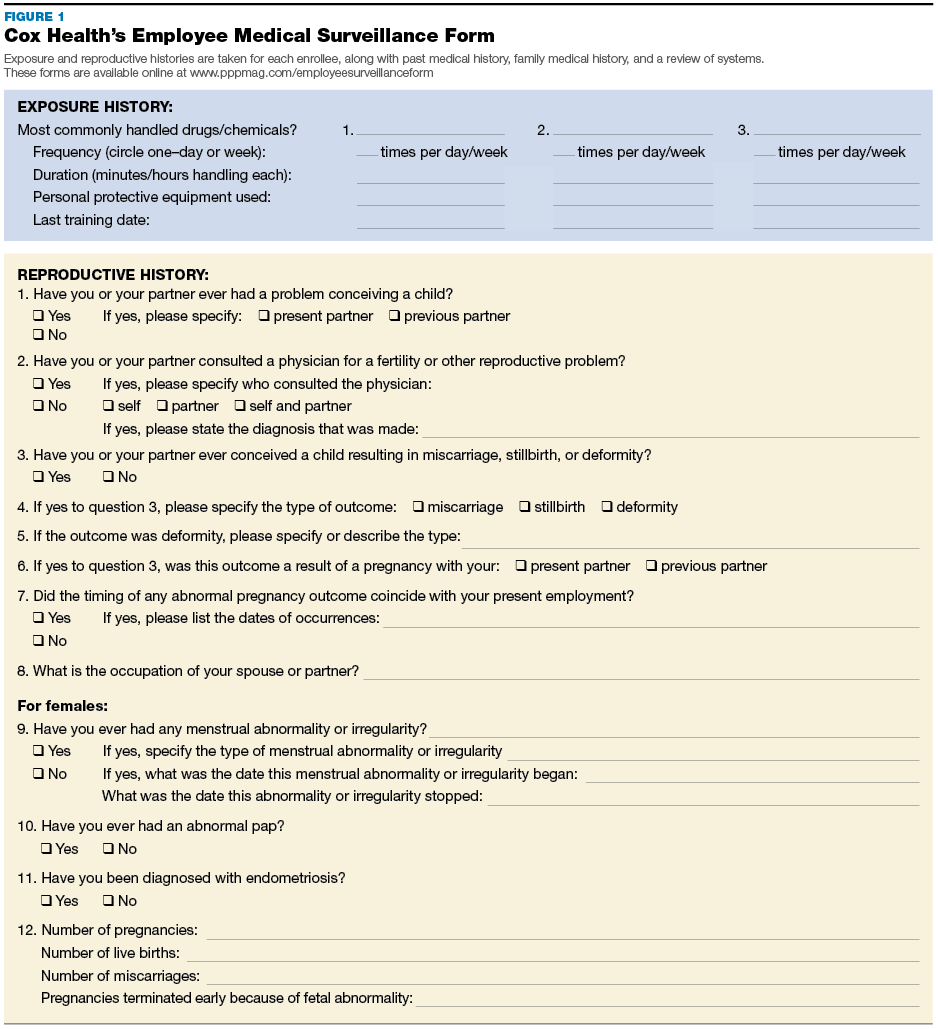 Creating an Employee Medical Surveillance Program [PRINT Creating an Employee Medical Surveillance Program [PRINT