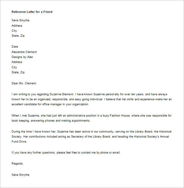 Employment Recommendation Letter Example Employment Recommendation Letter Example