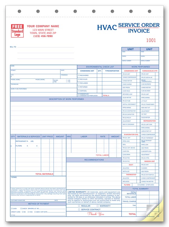 Hvac Invoice Template | printable invoice template Hvac Invoice Template | printable invoice template