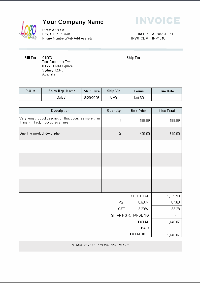 Invoice Smaple. sample sales invoice template: fixed items Invoice Smaple. sample sales invoice template: fixed items