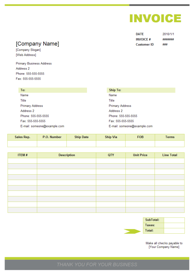 Invoice Software Create Invoice rapidly with invoice examples 
