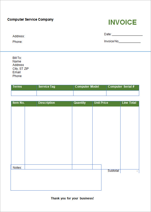 Work Invoice Template Free Word ⋆ Invoice Template Work Invoice Template Free Word ⋆ Invoice Template