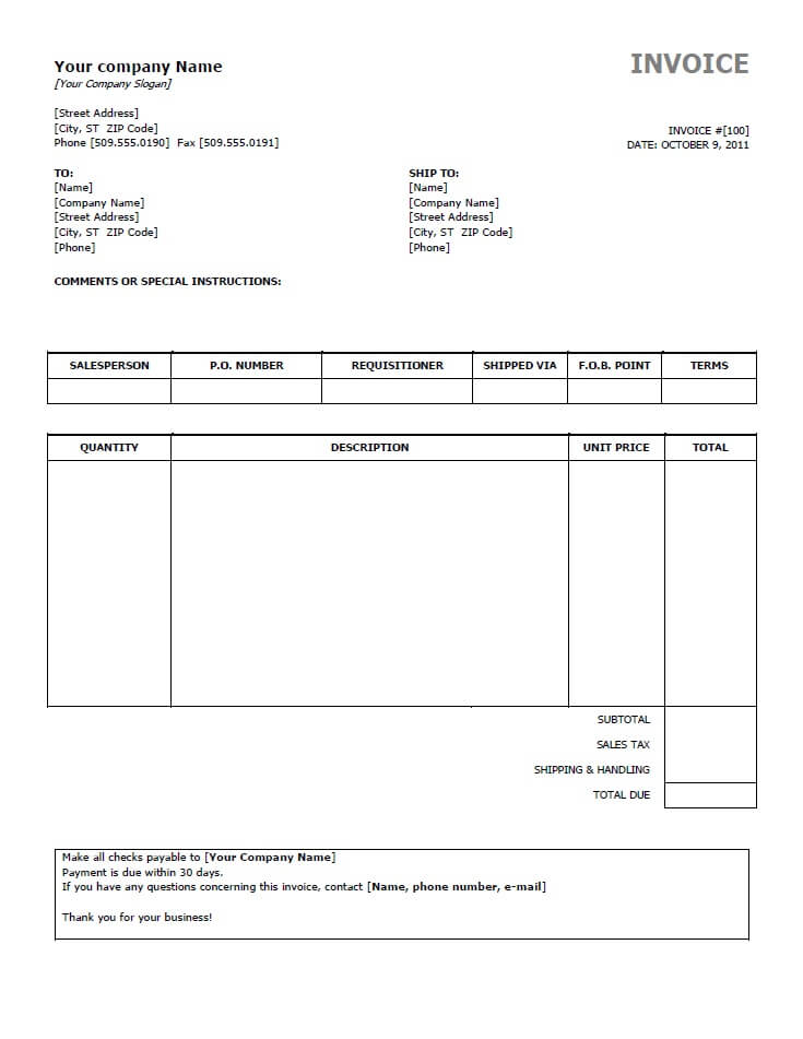 Invoice Templates In Word. service invoice template word. invoice Invoice Templates In Word. service invoice template word. invoice