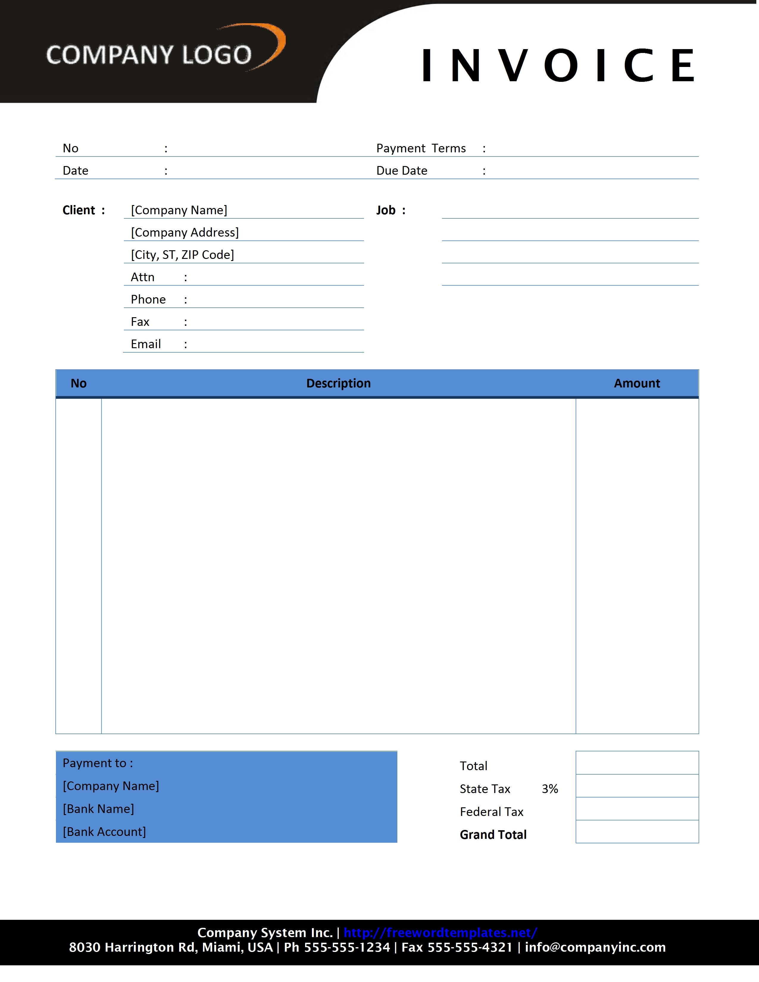 Ms Word Cover Page Templates Free Download Top Invoice Templates 