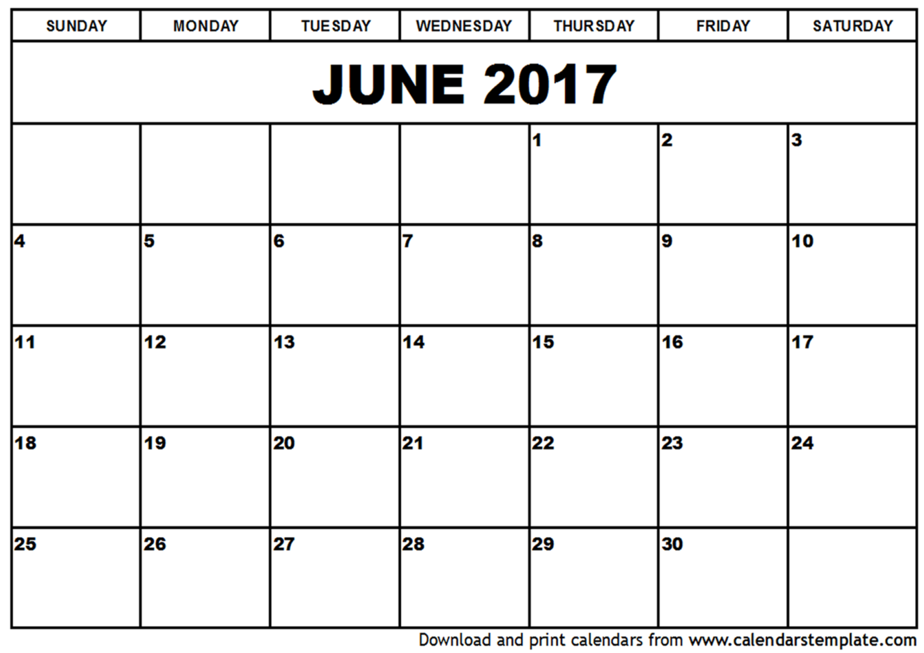 June 2017 Calendar With US Holidays June 2017 Calendar With US Holidays