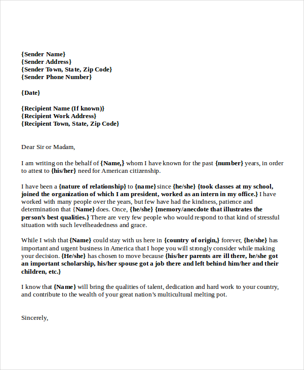 Letter Of Recommendation For Immigration | Crna Cover Letter Letter Of Recommendation For Immigration | Crna Cover Letter