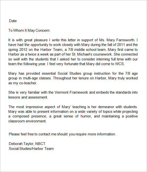 Letter of Recommendation from Special Education Teacher from Megan De… Letter of Recommendation from Special Education Teacher from Megan De…