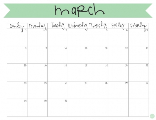 March 2017 Calendar Cute | weekly calendar template March 2017 Calendar Cute | weekly calendar template