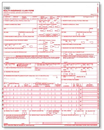 Amazon.: CMS 1500 / HCFA 1500 Medical Billing forms (50 Sheets Amazon.: CMS 1500 / HCFA 1500 Medical Billing forms (50 Sheets
