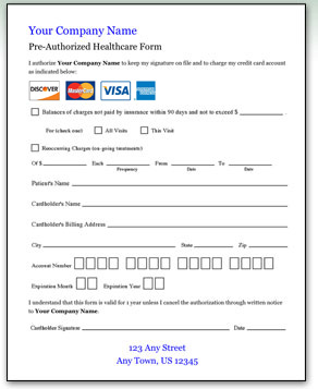 Free Medical Billing Form Free Medical Billing Form