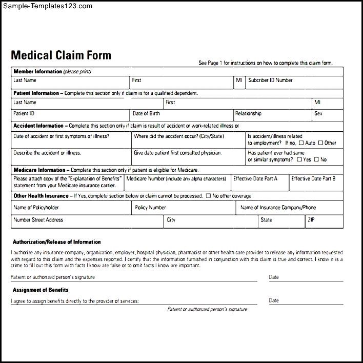 Best Photos of Universal Claim Form Template NCPDP Universal 