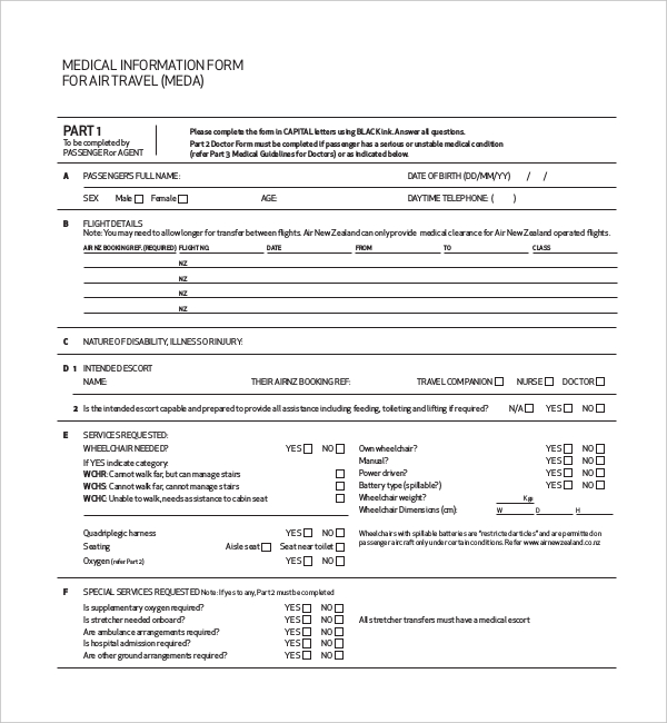 27+ Sample Medical Clearance Forms | Sample Forms