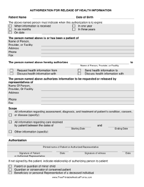 Medical Forms Two Part Patient Disclosure Authorization HIPAA Medical Forms Two Part Patient Disclosure Authorization HIPAA