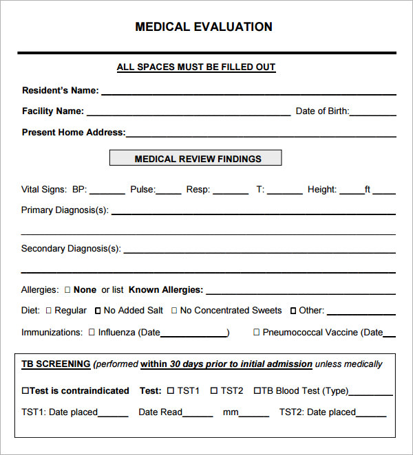 Medical Evaluation 6 Free Download for PDF Medical Evaluation 6 Free Download for PDF