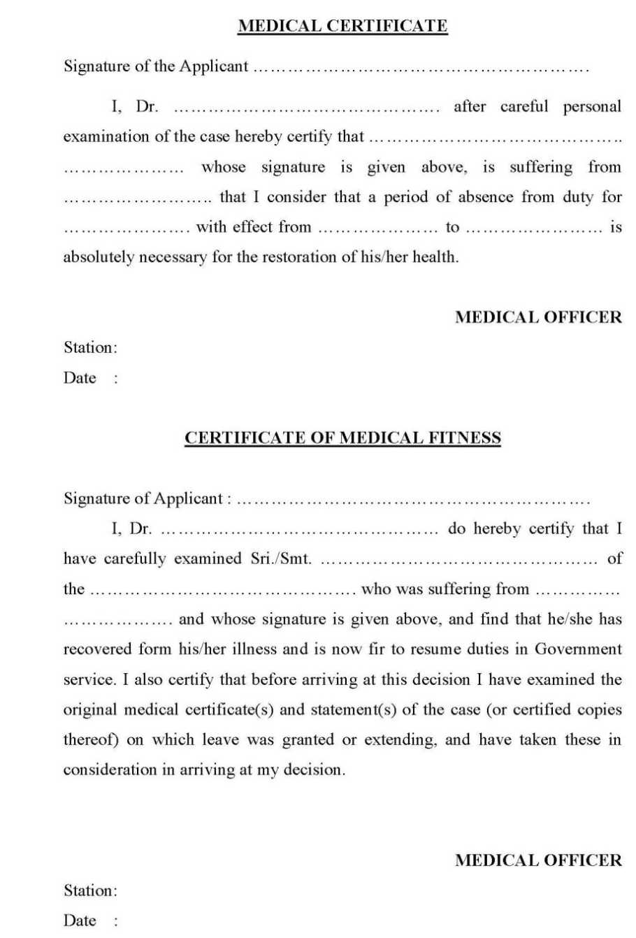 Medical form format to get medical certificate 2017 2018 StudyChaCha