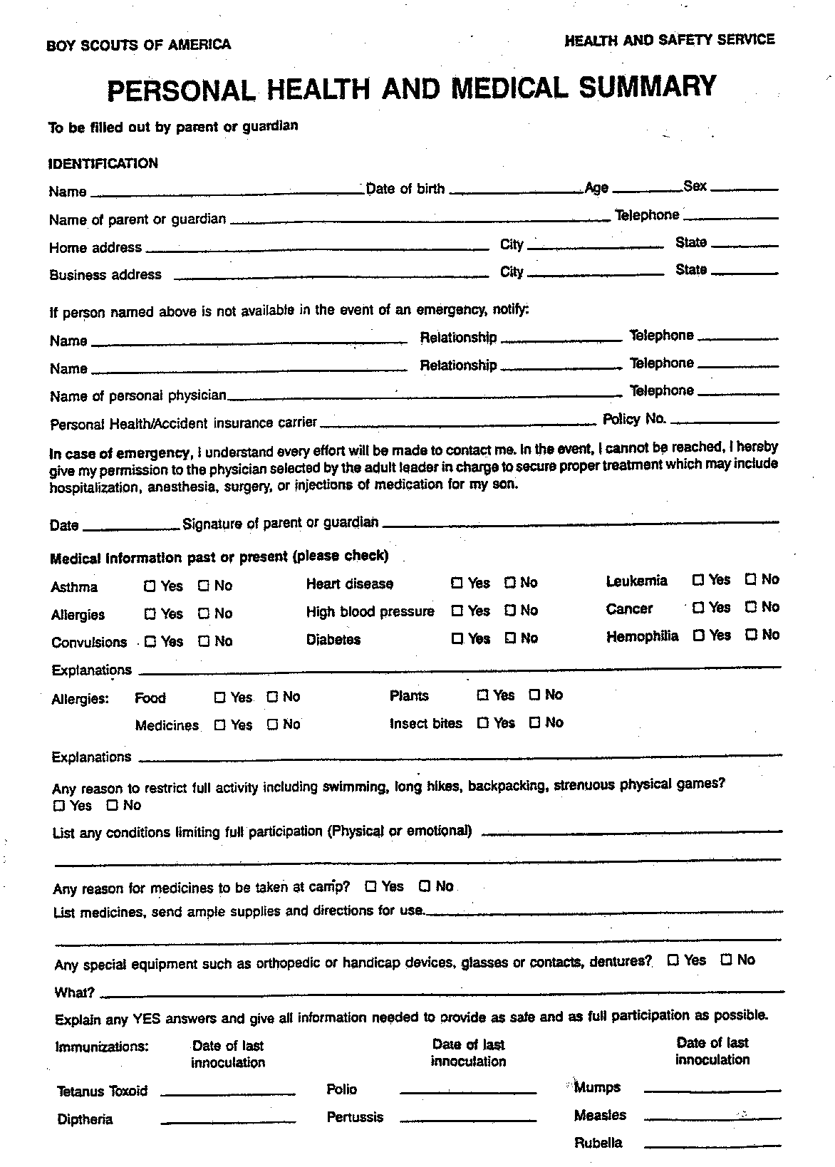 11+ medical forms | developer resume