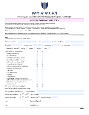cayman island medical form Fill Online, Printable, Fillable, Blank 