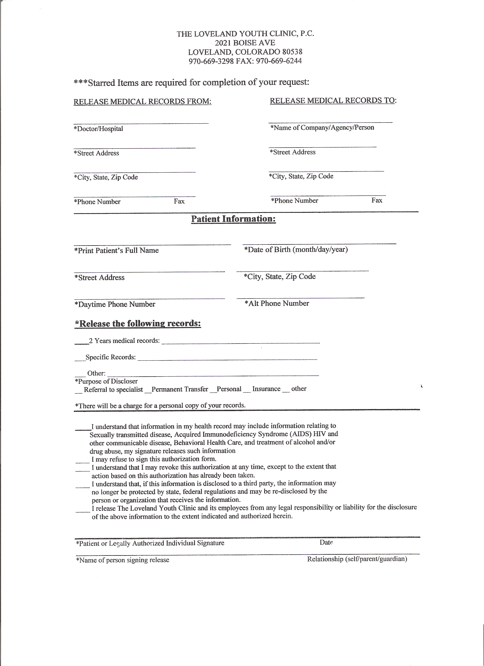 Medical Records Release Form | Images Guru Medical Records Release Form | Images Guru