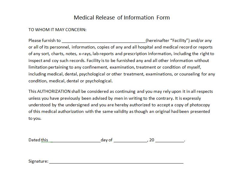 Personal Medical Record Template. Go Back Gallery For Personal 