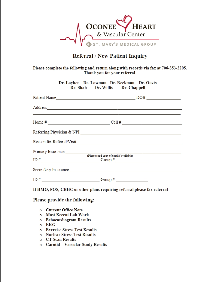 blank referral form template Template blank referral form template Template