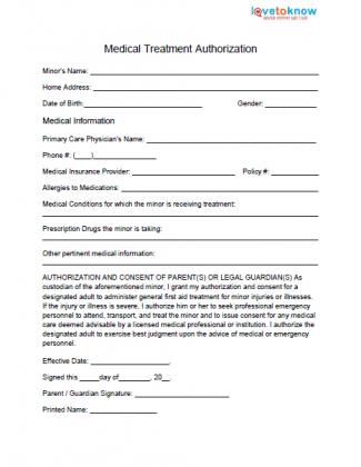 Medical Release Forms | Templates in Word and PDF Format 