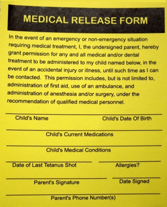 Medical Authorization Consent Release Form For Grandparents | Safe 