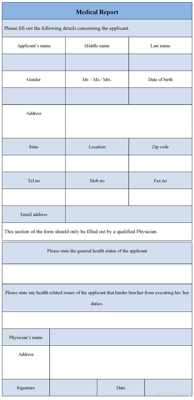 8+ Medical Report Templates Free Sample, Example, Format 8+ Medical Report Templates Free Sample, Example, Format